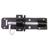 6" Black Padlock Bolt