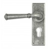 Regency Lever Euro Lock Set - Pewter