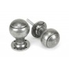 Regency Mortice/Rim Knob Set - Pewter