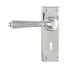 Hinton Lever Lock Set - Polished Chrome 