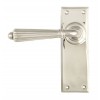 Hinton Lever Latch Set - Polished Nickel