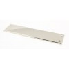 Small Art Deco Fingerplate - Polished Nickel