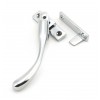 Polished Chrome Night-Vent Locking Peardrop Fastener - LH