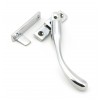 Polished Chrome Night-Vent Locking Peardrop Fastener - RH