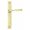 Avon Slimline Lever Latch Set - Aged Brass