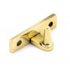 Cranked Casement Stay Pin - Aged Brass