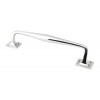 Large Art Deco Pull Handle - Polished Chrome