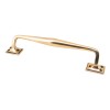 Large Art Deco Pull Handle - Polished Bronze