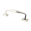 Small Art Deco Pull Handle - Polished Nickel