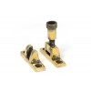 Brompton Brighton Fastener - Narrow (Square) - Aged Brass