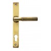 Brompton Slimline Lever Espag. Lock Set - Aged Brass