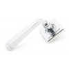 Avon Round Lever on Rose Set (Square) - Polished Chrome 