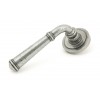 Pewter Regency Lever on Rose Set (Art Deco)