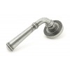 Pewter Regency Lever on Rose Set (Beehive)