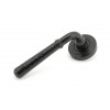 Black Hammered Newbury Lever on Rose Set (Art Deco)