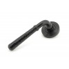 Black Hammered Newbury Lever on Rose Set (Beehive)