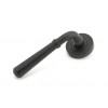 Matt Black Hammered Newbury Lever on Rose Set (Beehive)