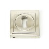 Round Escutcheon (Square) - Polished Nickel