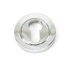 Round Euro Escutcheon (Plain) - Polished Chrome