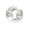 Round Euro Escutcheon (Beehive) - Polished Chrome