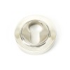 Round Euro Escutcheon (Plain) - Polished Nickel