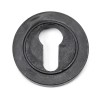 External Beeswax Round Euro Escutcheon (Plain)