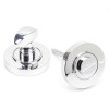 Round Thumbturn Set (Plain) - Polished Chrome