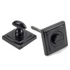 Black Round Thumbturn Set (Square)