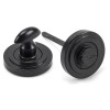 External Beeswax Round Thumbturn Set (Art Deco)