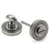 Pewter Round Thumbturn Set (Plain)