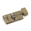 30/30 5pin Euro Cylinder/Thumbturn KA - Aged Brass 
