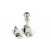 Beehive Brighton Fastener (Radiused) - Polished Chrome