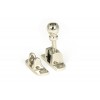 Mushroom Brighton Fastener (Radiused) - Polished Nickel