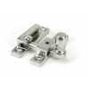 Narrow Mushroom Quadrant Fastener - Satin Chrome