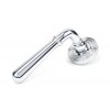 Newbury Lever on Rose Set (Beehive) - Polished Chrome