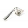 Newbury Lever on Rose Set (Square) - Polished Nickel