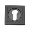 Round Euro Escutcheon (Square) - Aged Bronze