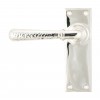 Polished Nickel Hammered Newbury Lever Latch Set