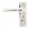 Polished Nickel Hammered Newbury Lever Bathroom Set