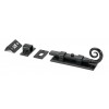 Black 4" Monkeytail Universal Bolt