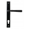 Hammered Newbury Slimline Espag. Lock Set - Black