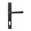 Hammered Newbury Slimline Espag. Lock Set - Matt Black