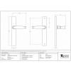 Cottage Slimline Lever Espag. Latch Set - External Beeswax