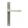 Newbury Slimline Lever Espag. Latch Set - Satin Marine SS (316)