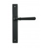 Newbury Slimline Lever Espag. Latch Set - Matt Black