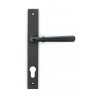 Newbury Slimline Lever Espag. Lock Set - Matt Black