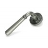 Newbury Lever on Rose Set (Art Deco) - Pewter