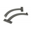 8.5" Quadrant Stay (Pair) - Pewter