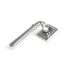 Newbury Lever on Rose Set (Square) Unsprung - Polished SS (316)