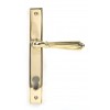 Hinton Slimline Lever Espag. Lock Set - Polished Brass 